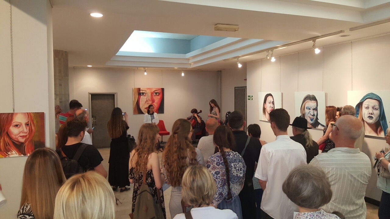 First solo exhibition