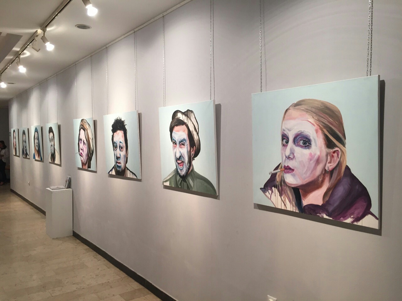 First solo exhibition
